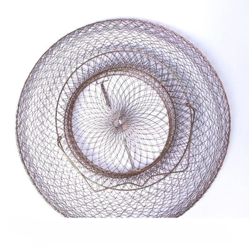 Folding Steel Wire Net-USA Fish Bait