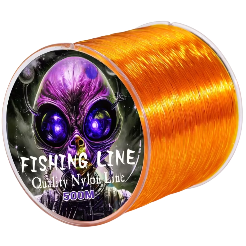 Fishing Line 500 Meters/547 Yards Nylon Fishing Line 7-38 Pounds Abrasion-Resistant Nylon Single Weave Line for Fishing Supplies