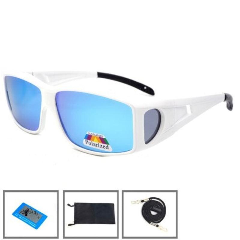 Clip On Fishing Sunglasses-USA Fish Bait