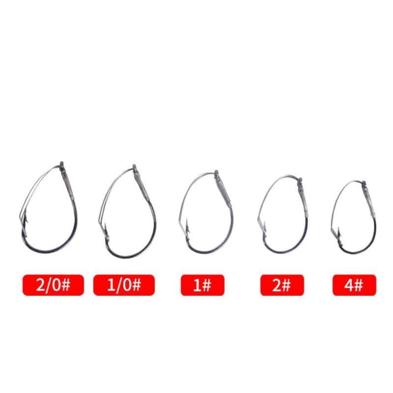 High Carbon Steel Hooks-USA Fish Bait