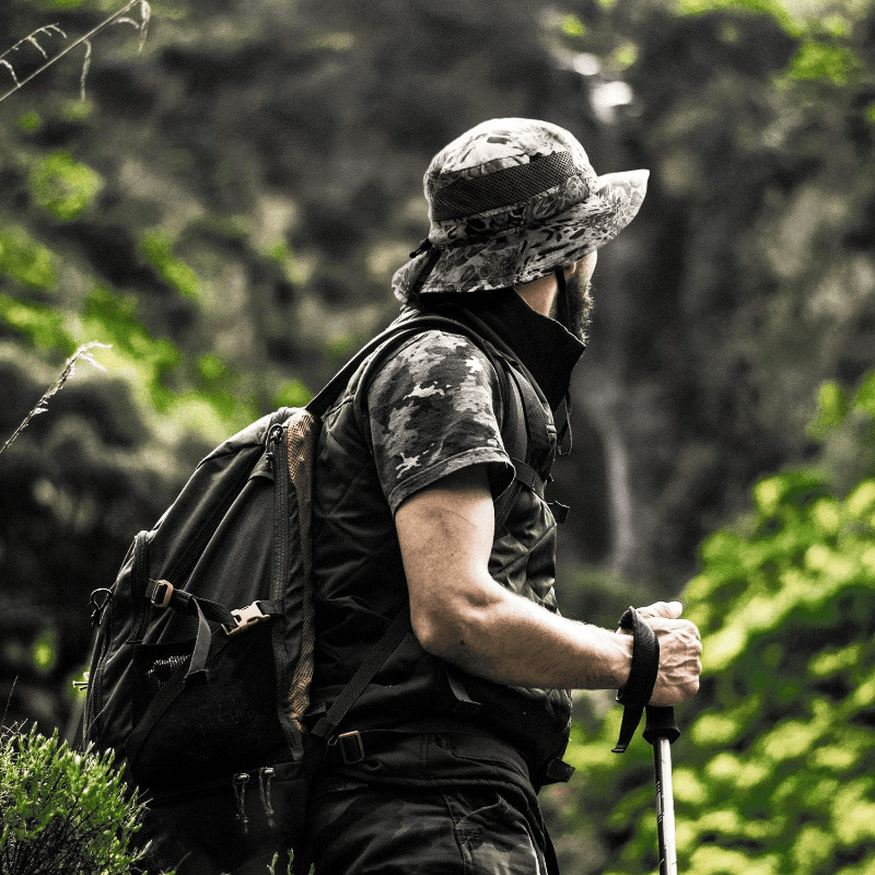 Lightweight Wide Brim Sun Hat For Outdoor Activities And Travel-USA Fish Bait