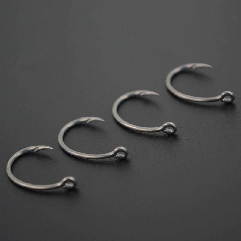 Stainless Steel Barbed Hooks-USA Fish Bait