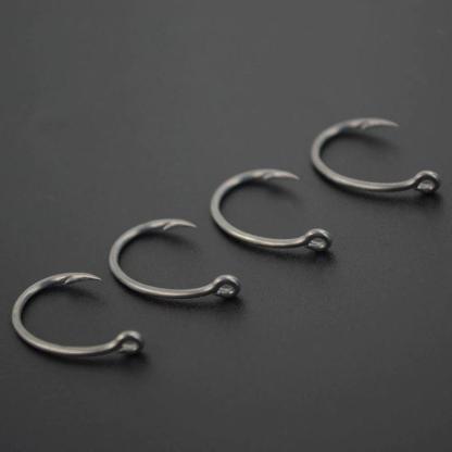 Coating High Carbon Stainless Steel Barbed Hooks - USA Fish Bait