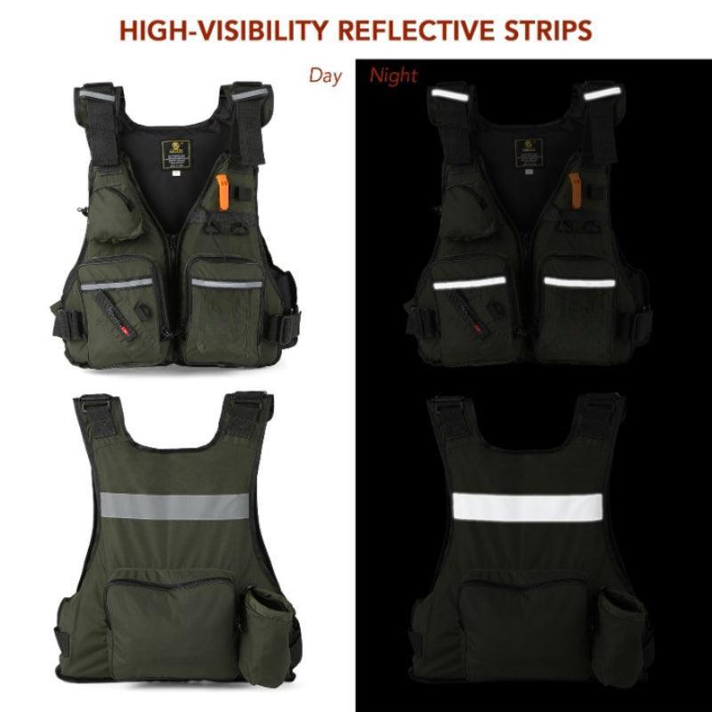 Camouflage Fishing Utility Vest-USA Fish Bait