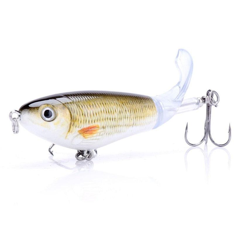 8CM 14G Topwater Whopper Popper Lures-USA Fish Bait