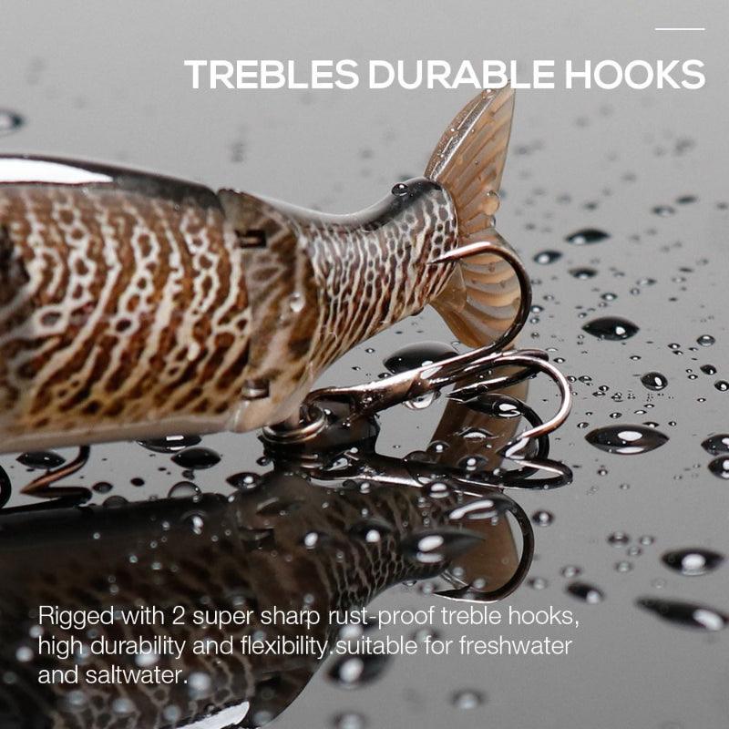 Pointed Swimbait Fishing Lures-USA Fish Bait