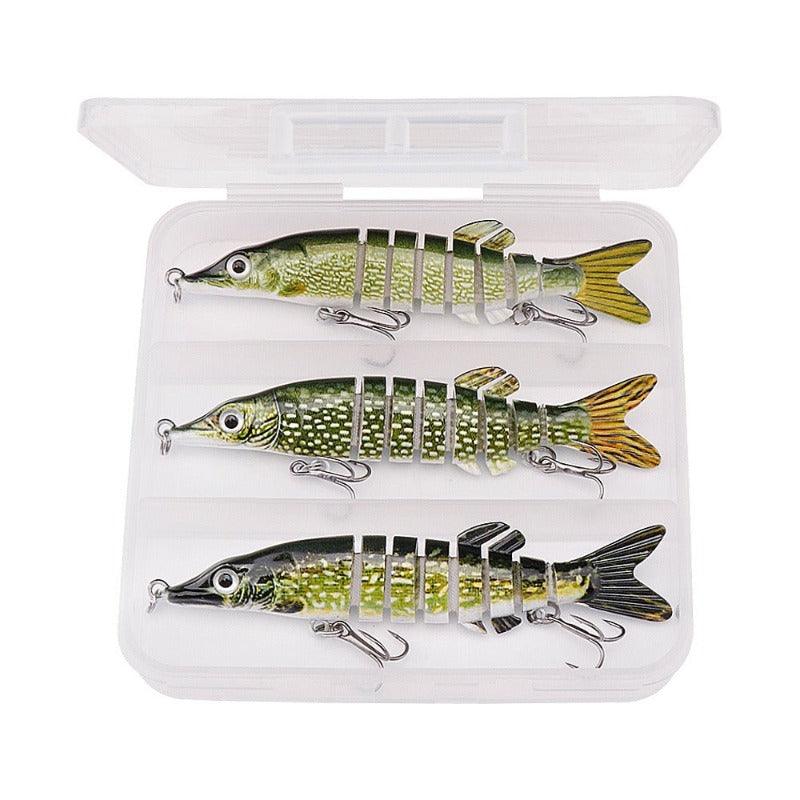 Lifelike Pike Wobblers Crankbaits Fishing Lure Set 10CM 8.7G - USA Fish Bait