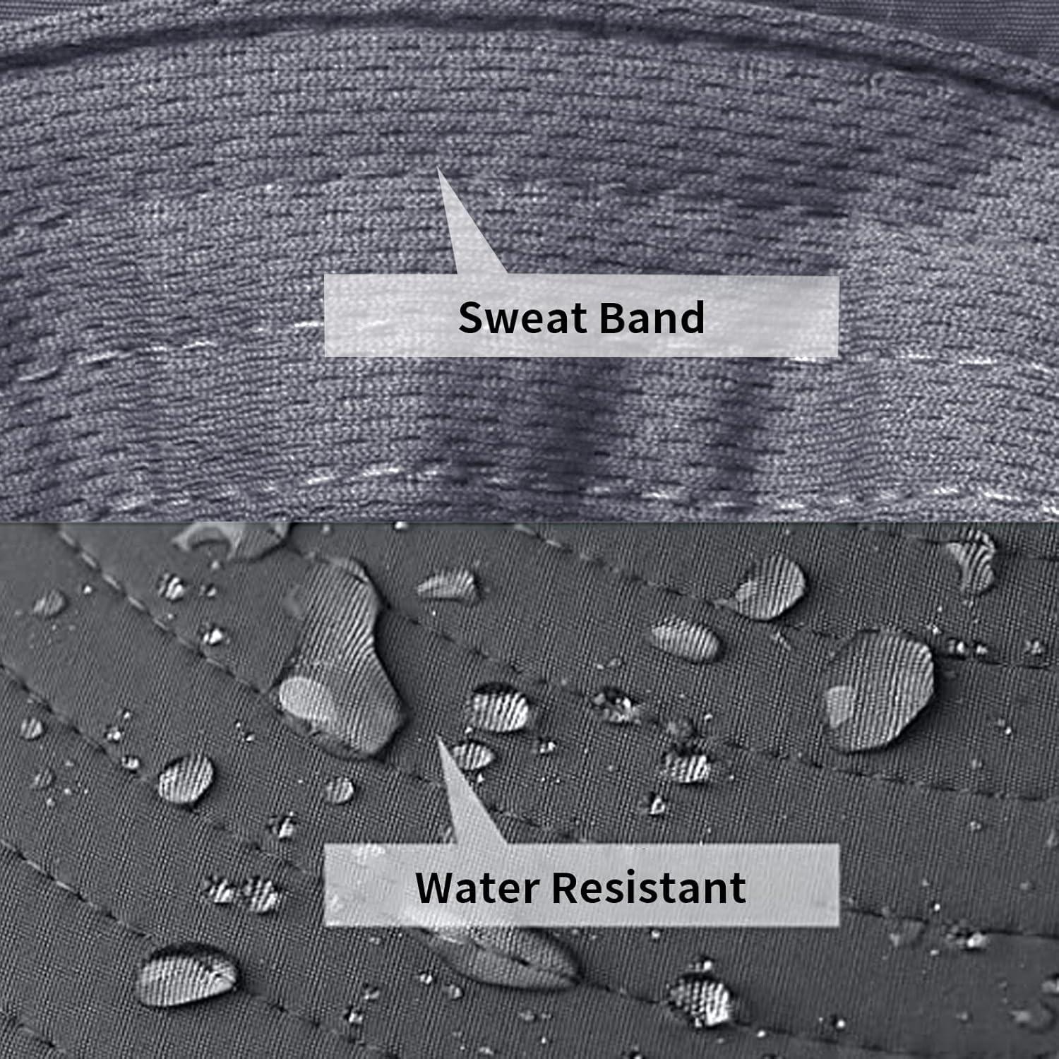 Wide Brim Design Foldable Fishing Hat - USA Fish Bait