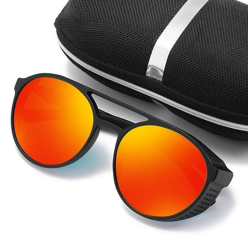 Round Polarized Classic Sunglasses-USA Fish Bait