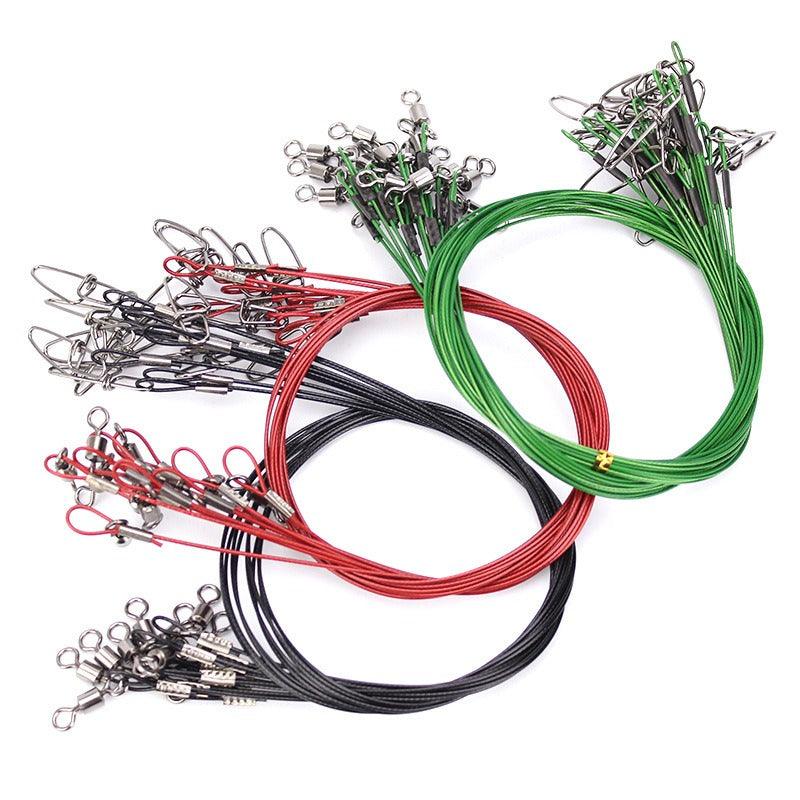 Steel Wire Leader Line Reliable Strength for Tough Fishing Conditions-USA Fish Bait
