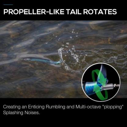 Topwater Rotate Tail Lures-USA Fish Bait