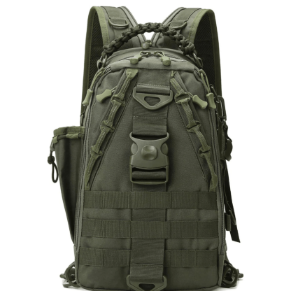 Fishing Tackle Backpack With Rod Holder - USA Fish Bait