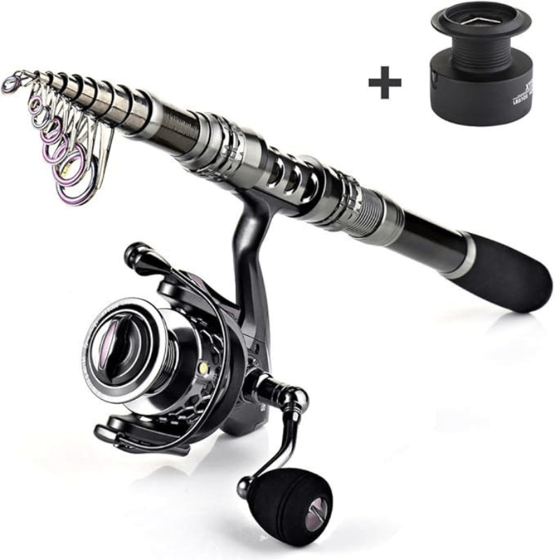 Telescopic Fishing Rod And Spinning Reel Combo-USA Fish Bait