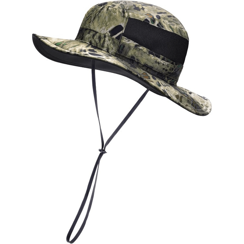 Lightweight Wide Brim Sun Hat For Outdoor Activities And Travel - USA Fish Bait