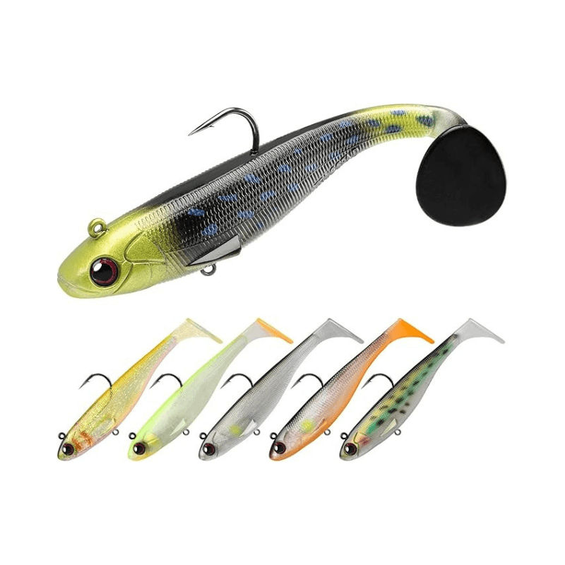 Pre-Rigged Soft Fishing Lures With Spinner Ready-to-Use Baits-USA Fish Bait