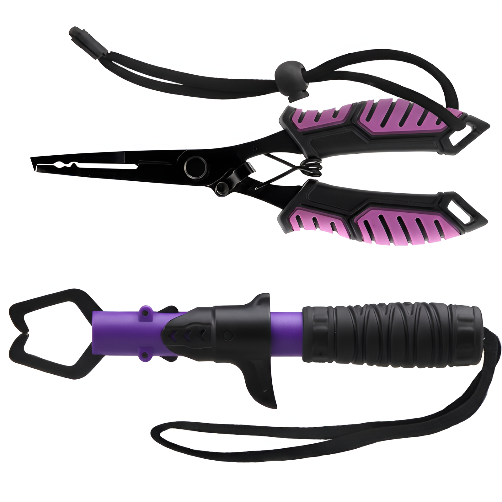 2pcs Durable Stainless Steel Fishing Pliers - Essential Tool for Easy Fish Control and Outdoor Fishing