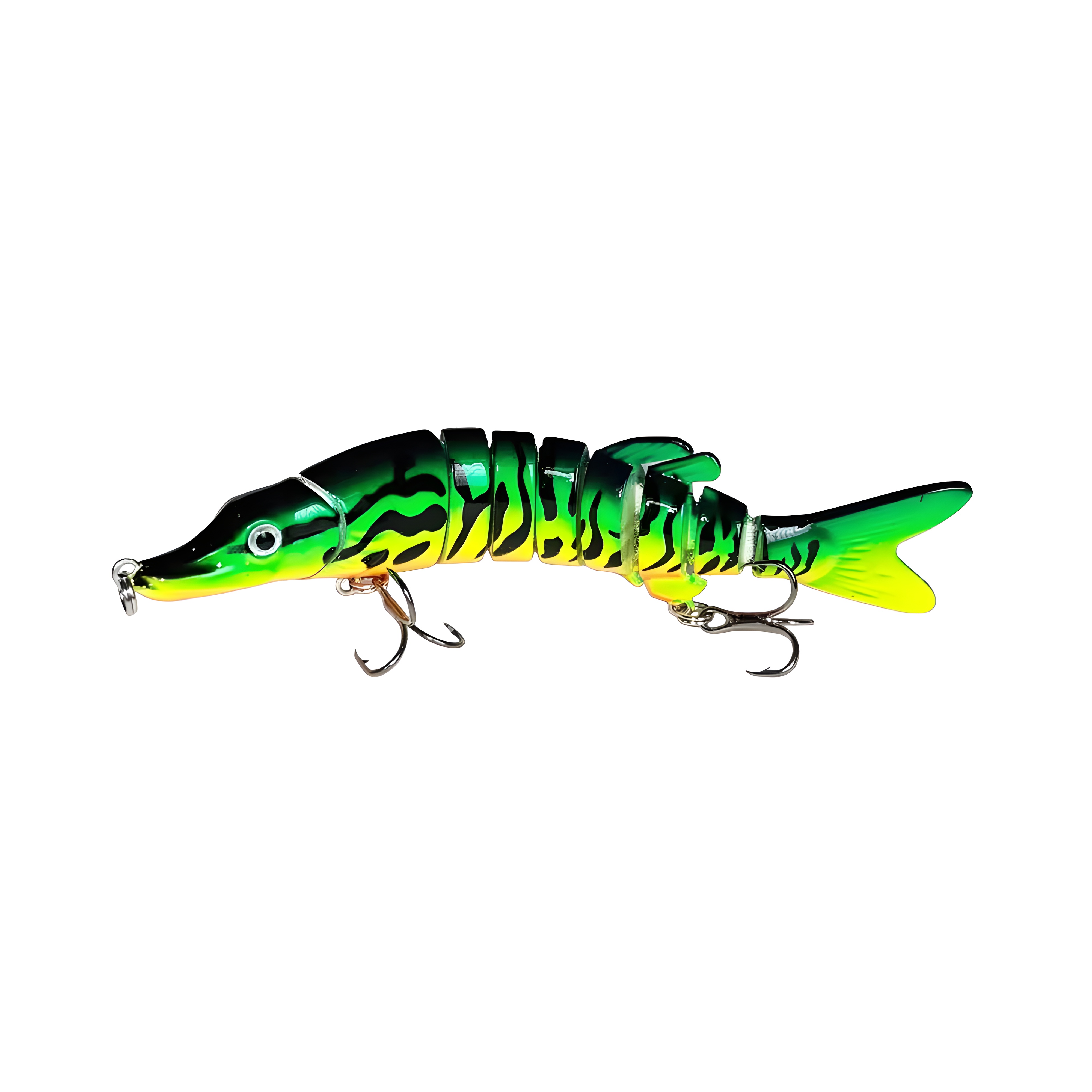 Full-Size Multi Jointed Swimbait, Slow Sinking Segmented Bass Fishing Lure, Swimming Fishing Lure