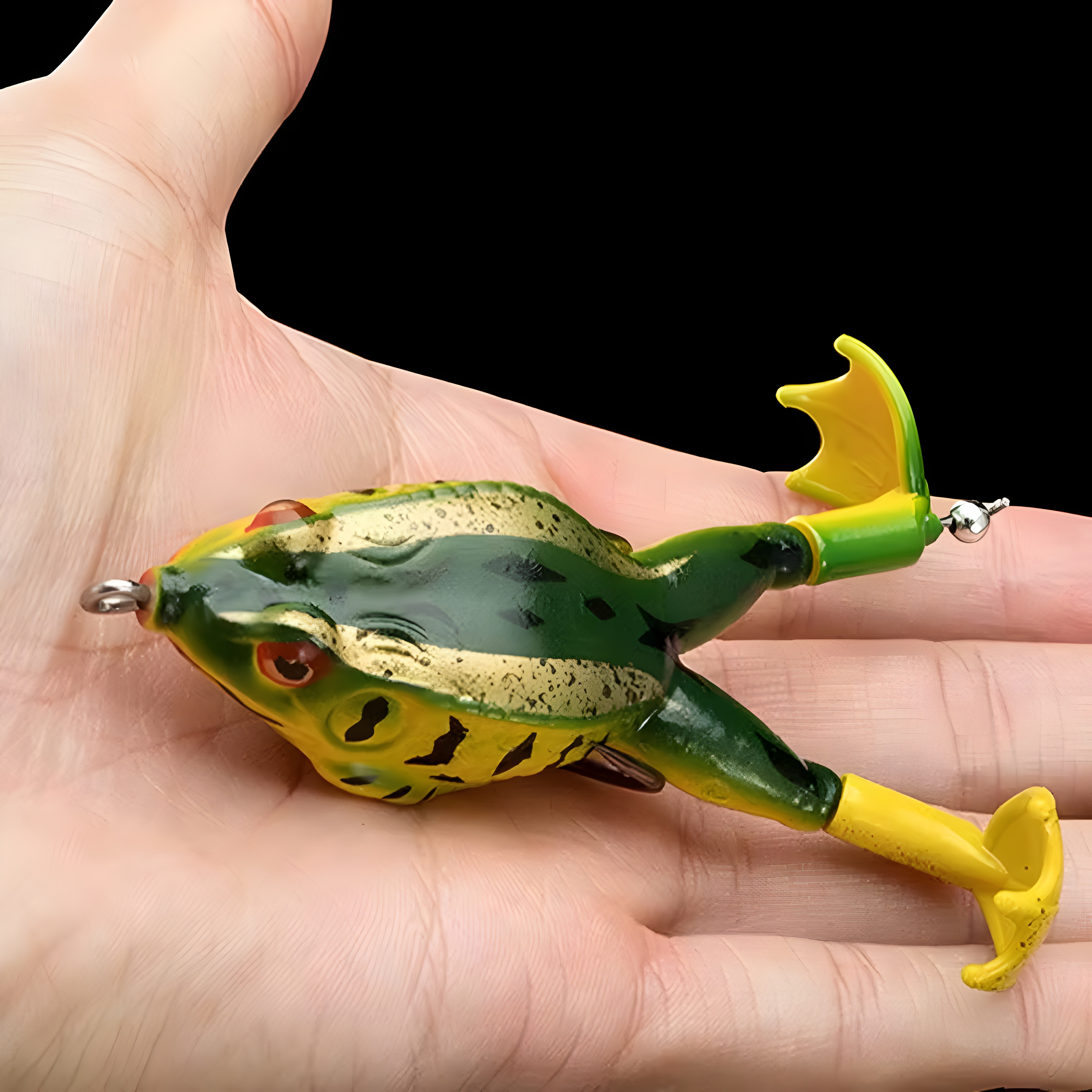 ANFS Frog Leg Lure Fishing Reel - Soft Artificial Fish Bait with Multi-Color Options
