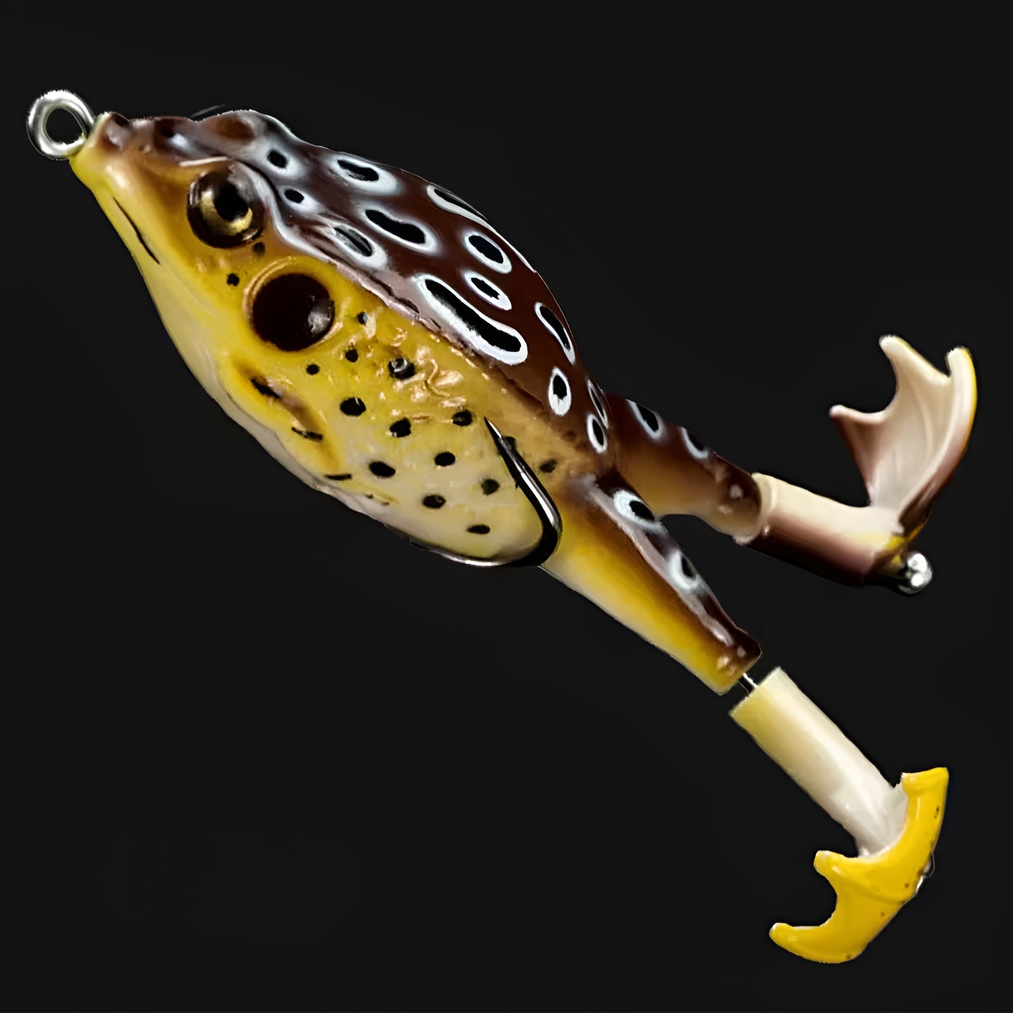 ANFS Frog Leg Lure Fishing Reel - Soft Artificial Fish Bait with Multi-Color Options