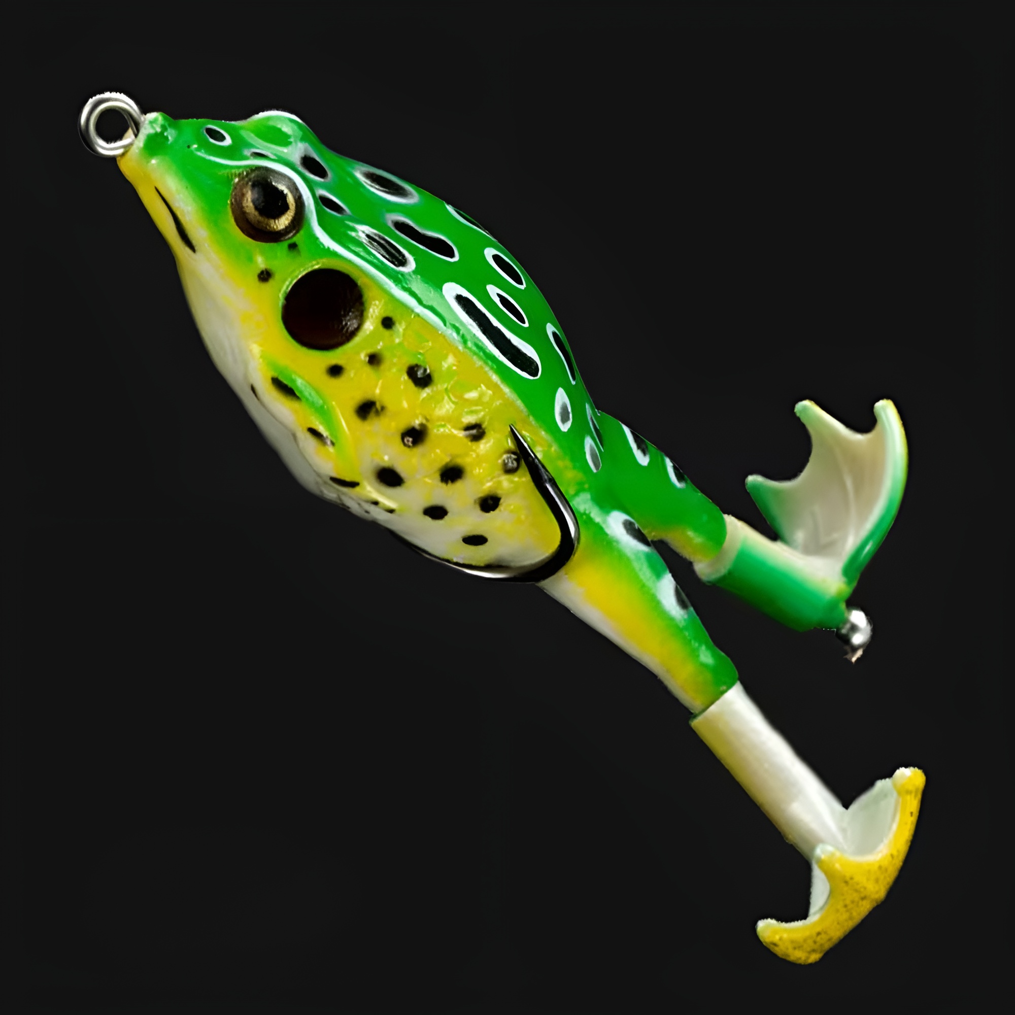 ANFS Frog Leg Lure Fishing Reel - Soft Artificial Fish Bait with Multi-Color Options