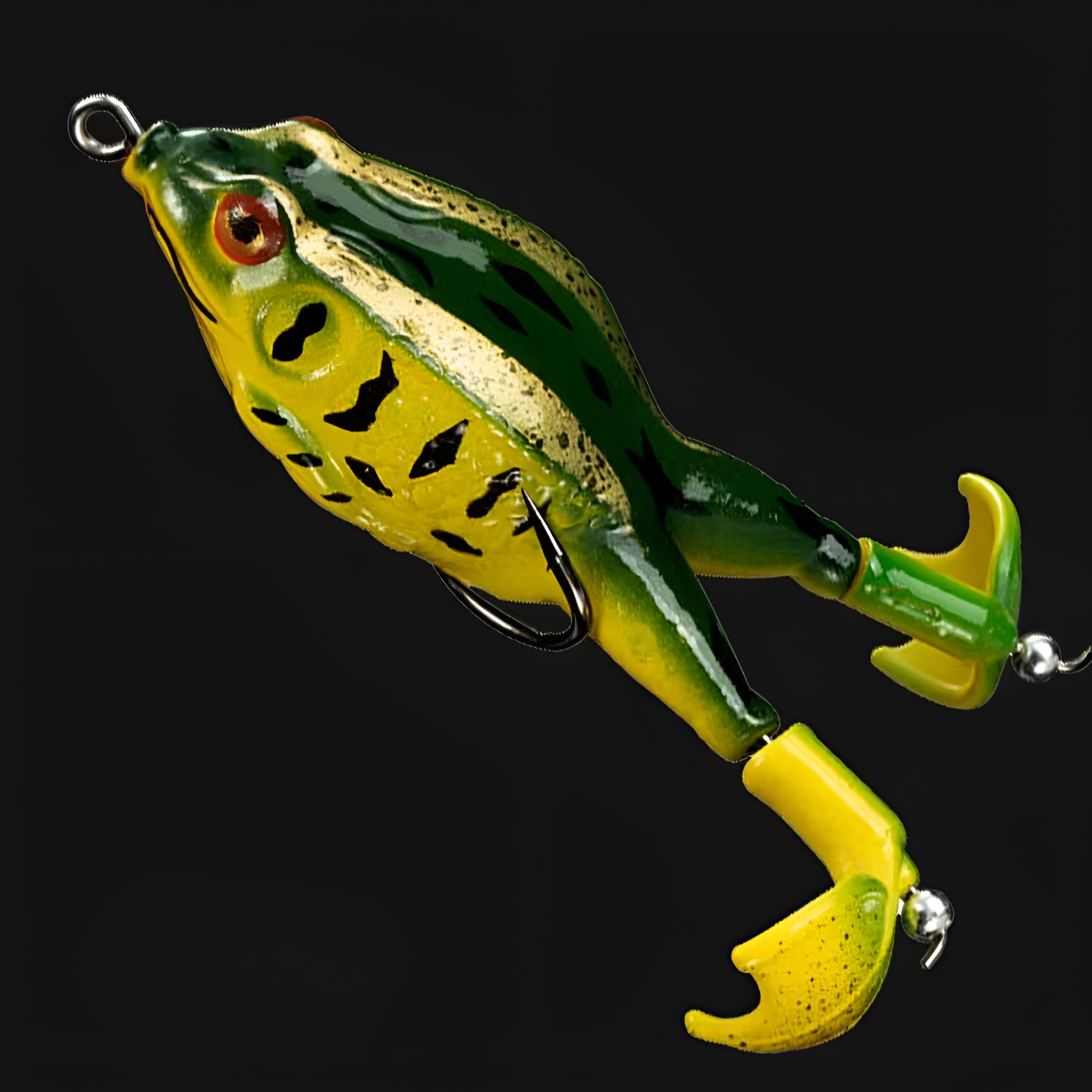 ANFS Frog Leg Lure Fishing Reel - Soft Artificial Fish Bait with Multi-Color Options