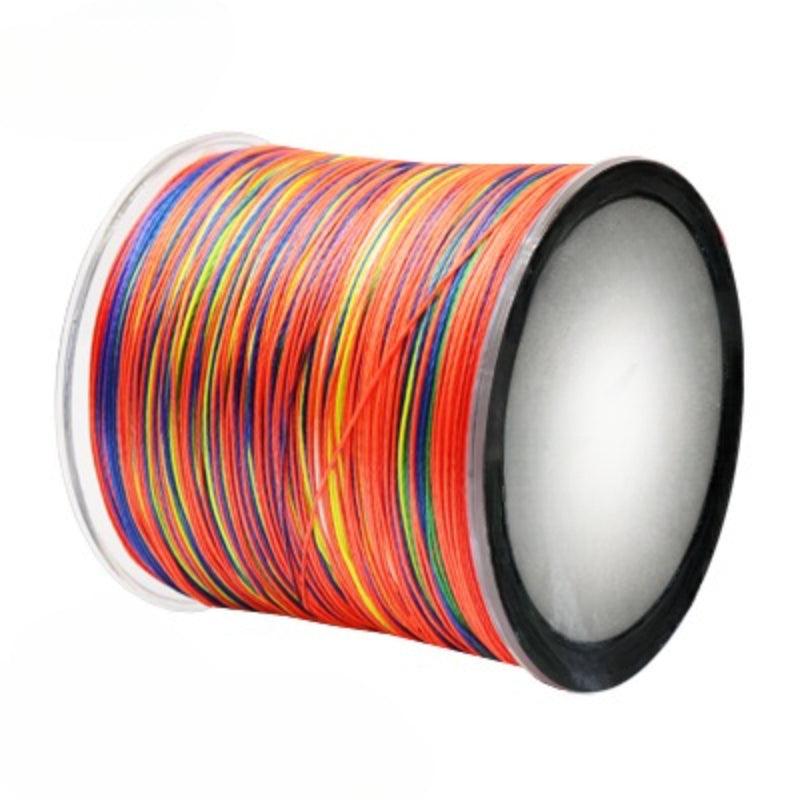 Multicolor 9-Strand PE Braided Fishing Line - USA Fish Bait