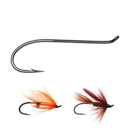 Black Nickel High Carbon Steel Long Shank Hook - USA Fish Bait