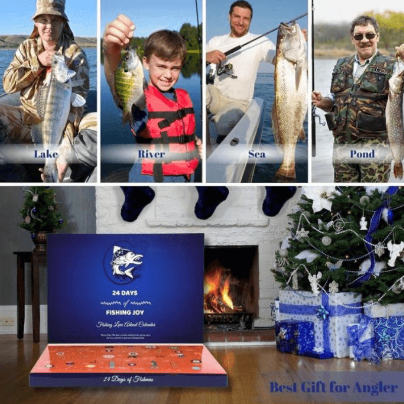 Fishing Gear Countdown - 24 Days Advent Calendar-USA Fish Bait