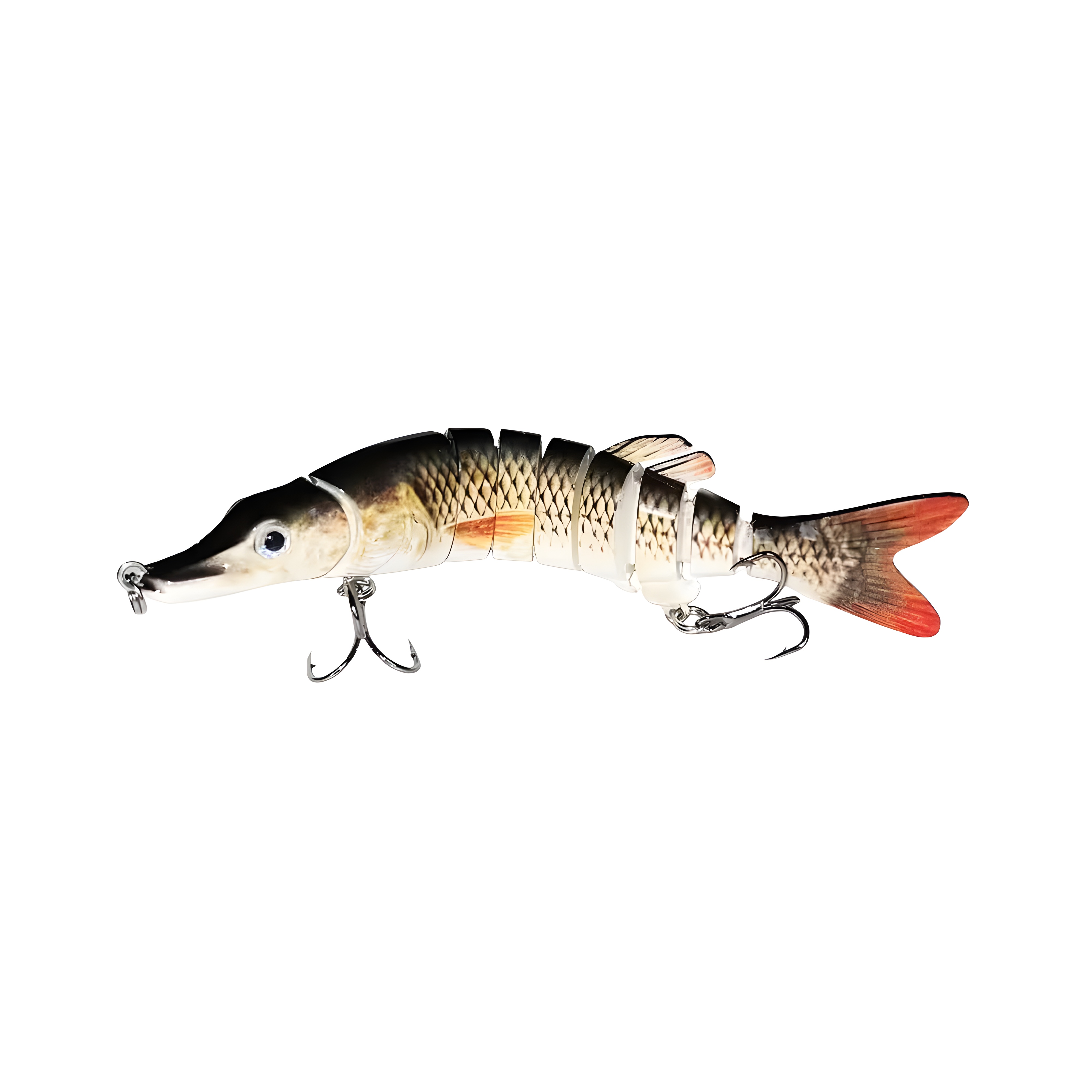 Full-Size Multi Jointed Swimbait, Slow Sinking Segmented Bass Fishing Lure, Swimming Fishing Lure