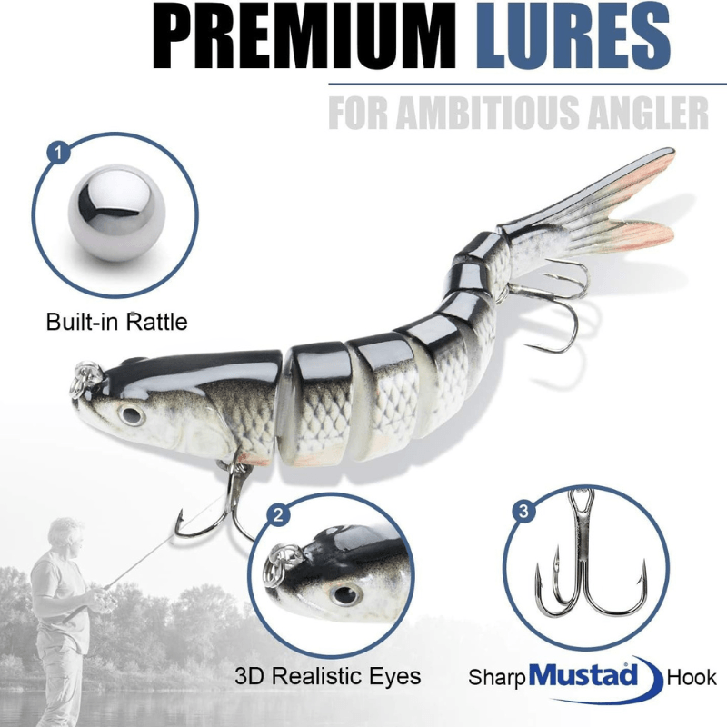 Saltwater Fishing Lures Lifelike Swimbait - For Ocean Fishing-USA Fish Bait