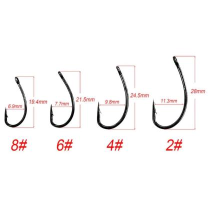 High Carbon Fishing Hooks-USA Fish Bait