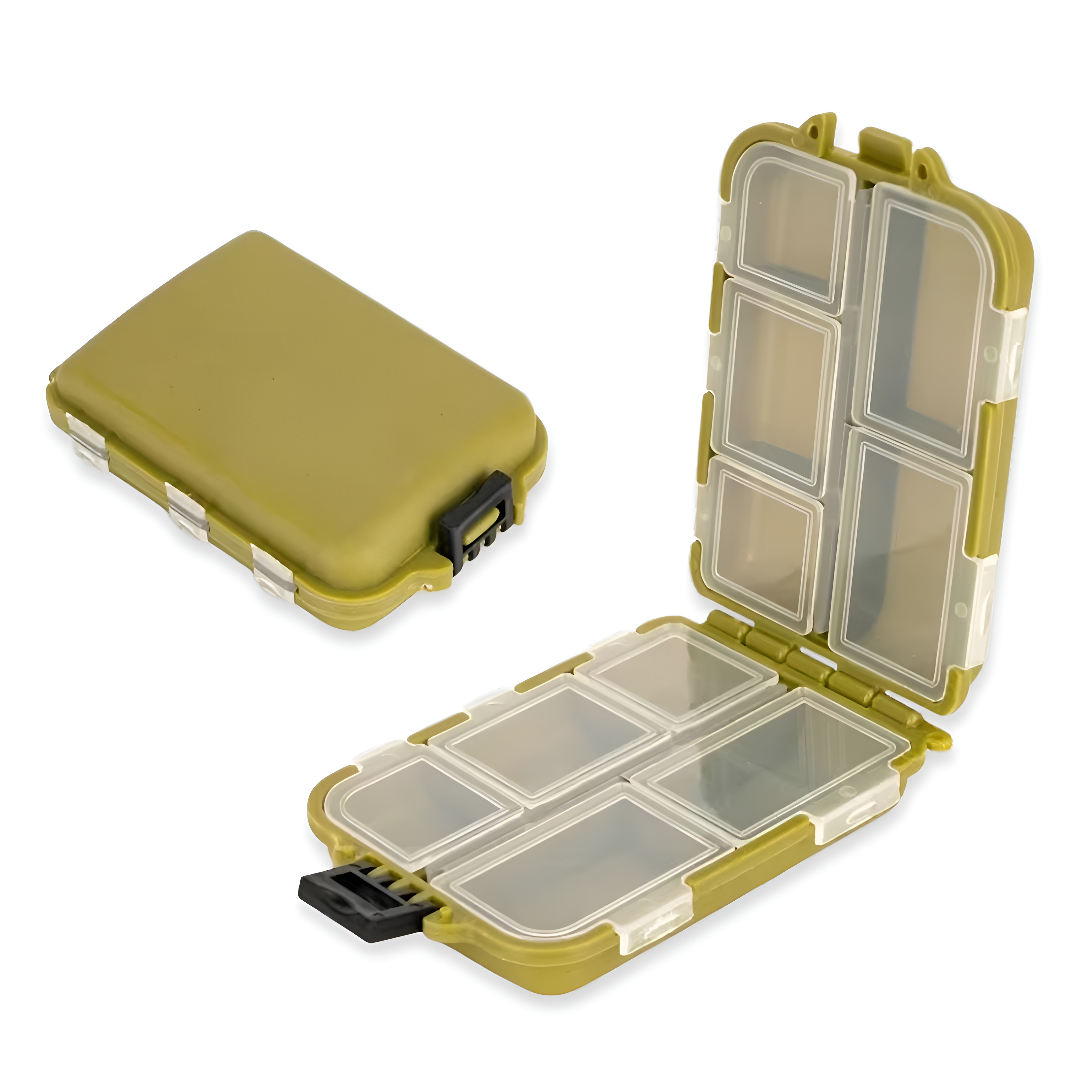 1pc Durable Portable Fishing Tackle Box with Multiple Compartments for Easy Organization and Storage of Lures, Hooks, and Rigs