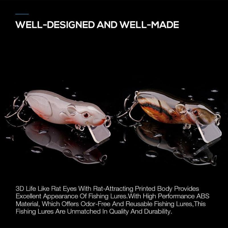 Black Minnow Fishing Lure-USA Fish Bait