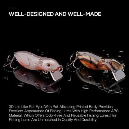 Hard Swimbait Crankbait Black Minnow Fishing Lure - USA Fish Bait