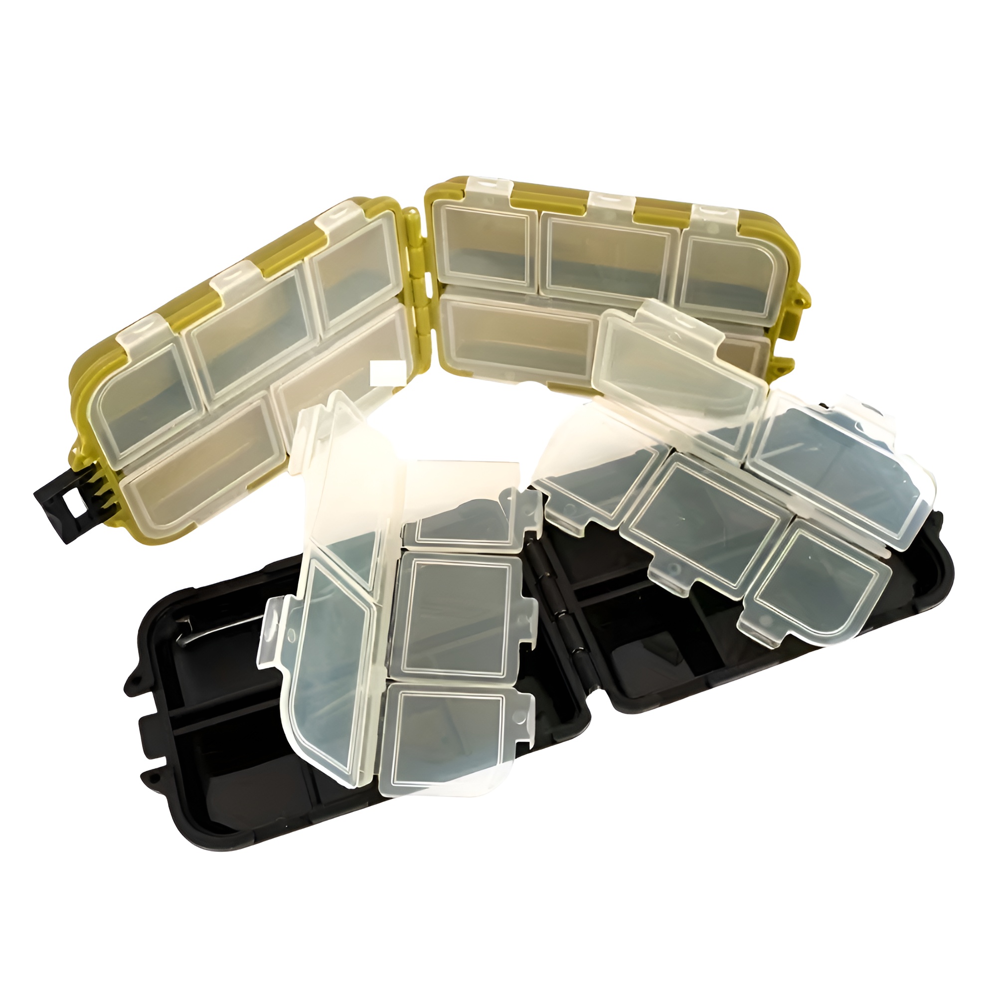 1pc Durable Portable Fishing Tackle Box with Multiple Compartments for Easy Organization and Storage of Lures, Hooks, and Rigs