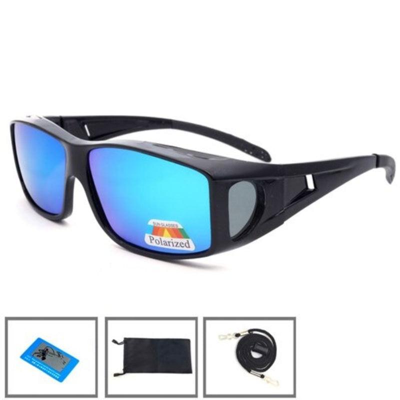 Clip On Fishing Sunglasses-USA Fish Bait