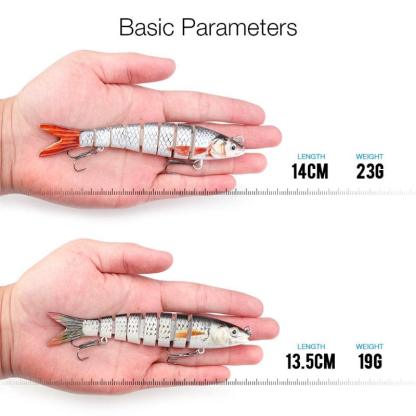 Mix Lifelike Pike Lures-USA Fish Bait