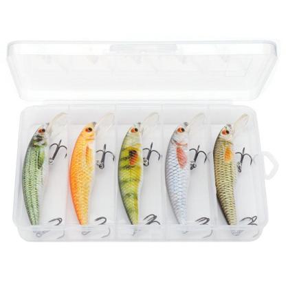 Black Minnow Fishing Lures-USA Fish Bait