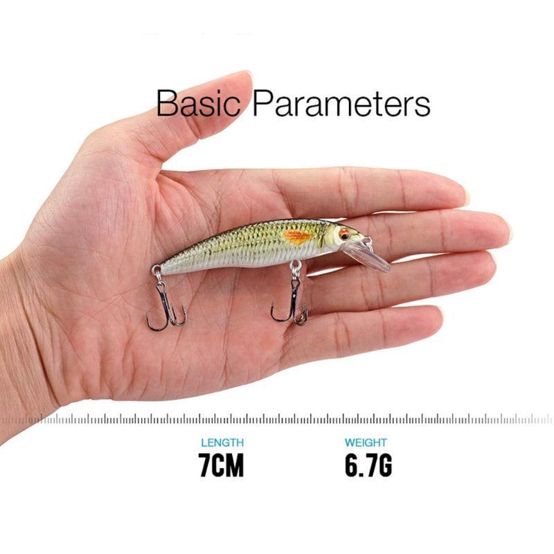 Pike Floating Minnow Lures-USA Fish Bait