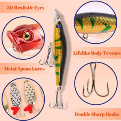 Fishing Gear Countdown - 24 Days Advent Calendar-USA Fish Bait