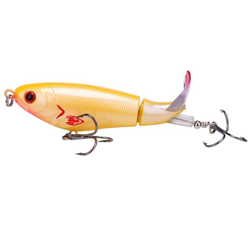8CM 14G Topwater Whopper Popper Lures-USA Fish Bait