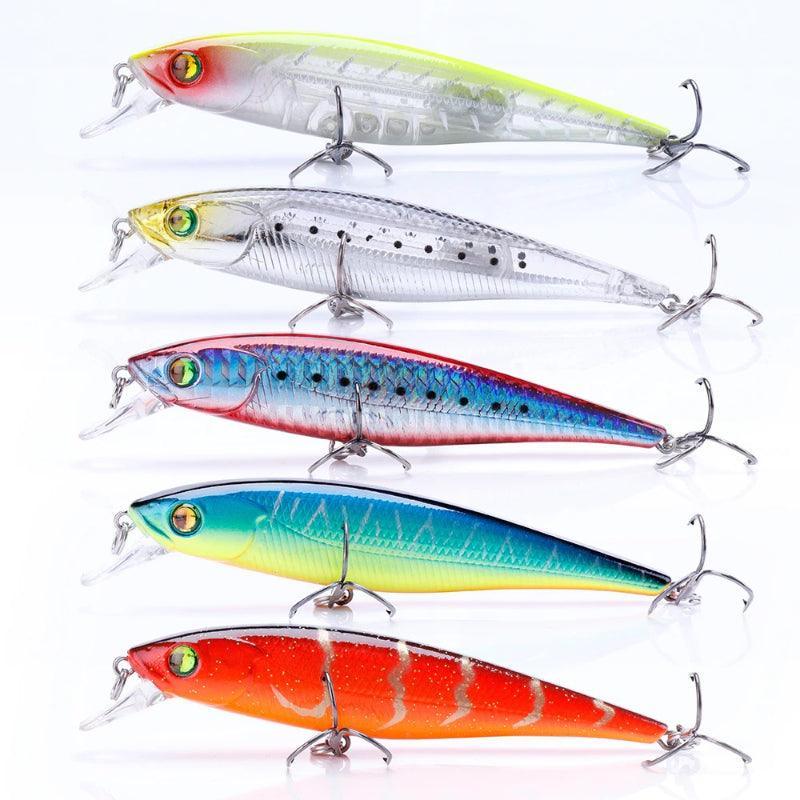 Holographic Minnow Fishing Lures-USA Fish Bait