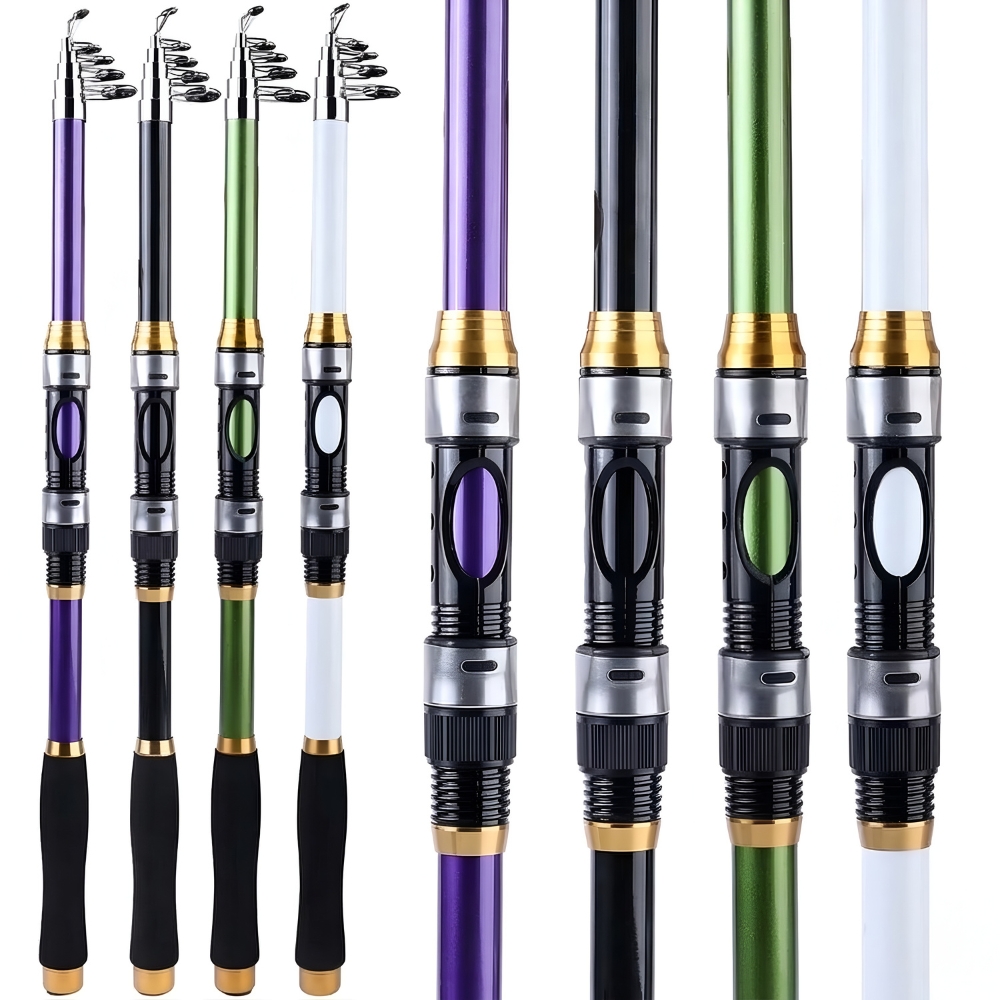 Telescopic Fishing Rod Saltwater Fishing Rod Portable Travel Fishing Rod