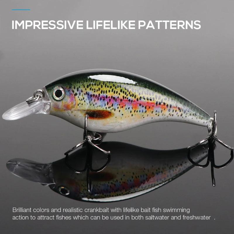 Crankbaits Artificial Fishing Lures-USA Fish Bait