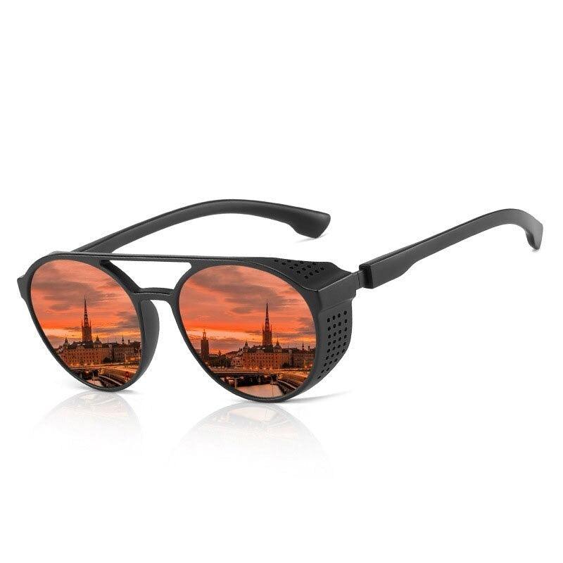 Round Polarized Classic Sunglasses-USA Fish Bait