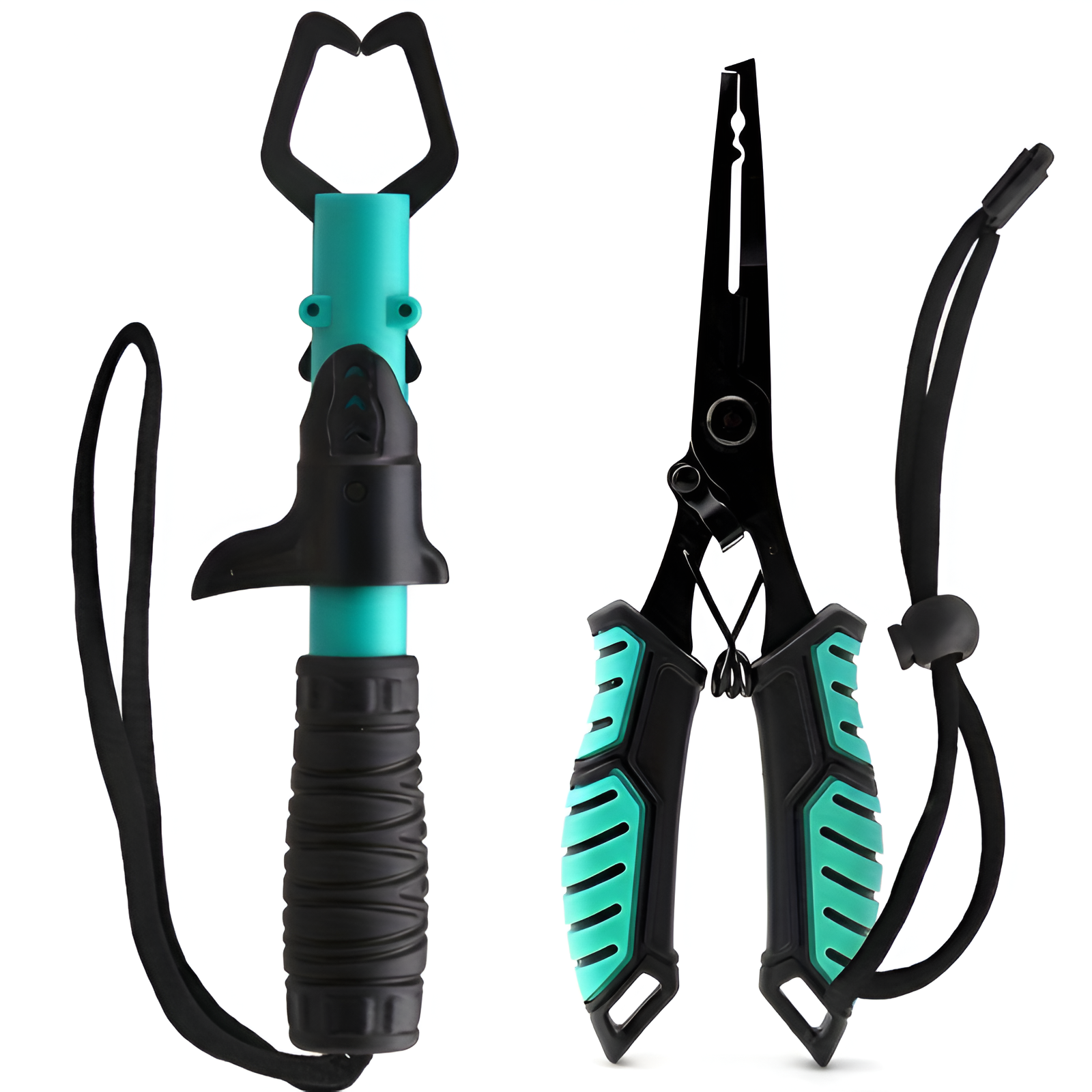 2pcs Durable Stainless Steel Fishing Pliers - Essential Tool for Easy Fish Control and Outdoor Fishing