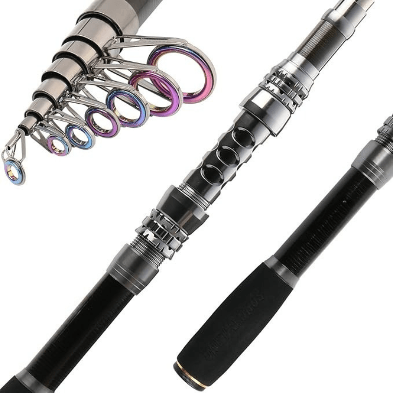 Telescopic Fishing Rod And Spinning Reel Combo-USA Fish Bait
