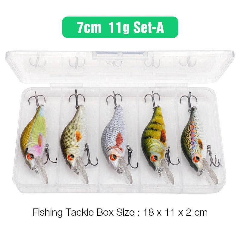 Floating Minnow Wobblers Lure-USA Fish Bait