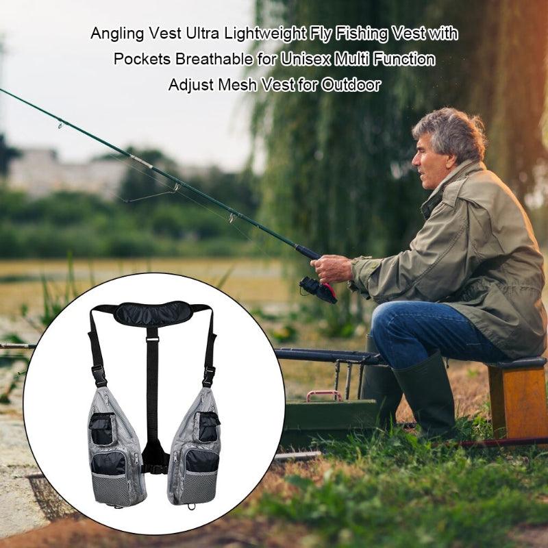 Portable Professional Free Size Casual Unisex Multi-Pocket Vest-USA Fish Bait