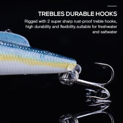 Minnow Fishing Swimbait Lure-USA Fish Bait